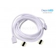 RGB LED 4 PIN MALE to MALE M/M Extension Cable x 2.5m