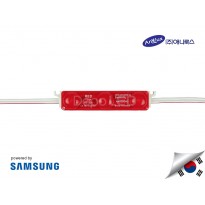 LED Modul SAMSUNG DOFF RED 3 mata SMD 2835 | 12V IP68 Waterproof (KOREA)