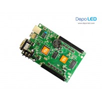 HD-E66 Running Text Controller Card | 512 x 2048 | USB, RS232 Serial dan Ethernet