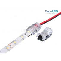 3528 LED Strip to Wire IP65 Waterproof Connector | 8mm 2 PIN