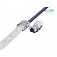 5050 RGB LED Strip to Wire IP65 Waterproof Connector | 10mm 4 PIN