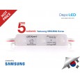 LED Modul SAMSUNG LEDXpert WARM WHITE DOFF 3 mata SMD 2835 | 12V IP68 Waterproof (KOREA)