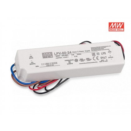 Power Supply MEANWELL Waterproof LPV-60-24