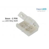 3528 LED Strip CLIP Connector | 8mm 2 PIN