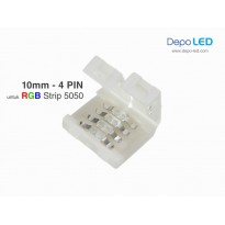 5050 RGB LED Strip CLIP Connector | 10mm 4 PIN
