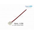 5050 LED Strip CLIP to Wire Connector | 10mm 2 PIN