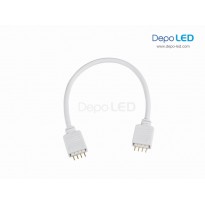 RGB LED 4 PIN M/M MALE to MALE Flexible Connector