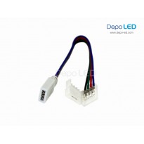 RGB LED 4 PIN CLIP to FEMALE Flexible Connector