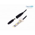 DC Female Socket to CLIP Flexible Connector | 8mm 2 PIN