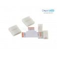 5050 RGB LED Strip Connector PCB Cabang Tiga | 10mm 4 PIN