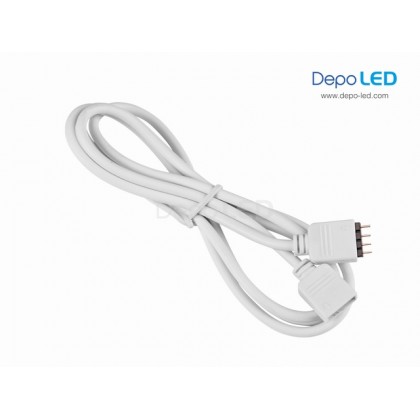 4 PIN RGB LED MALE to FEMALE M/F Extension Cable x 1m